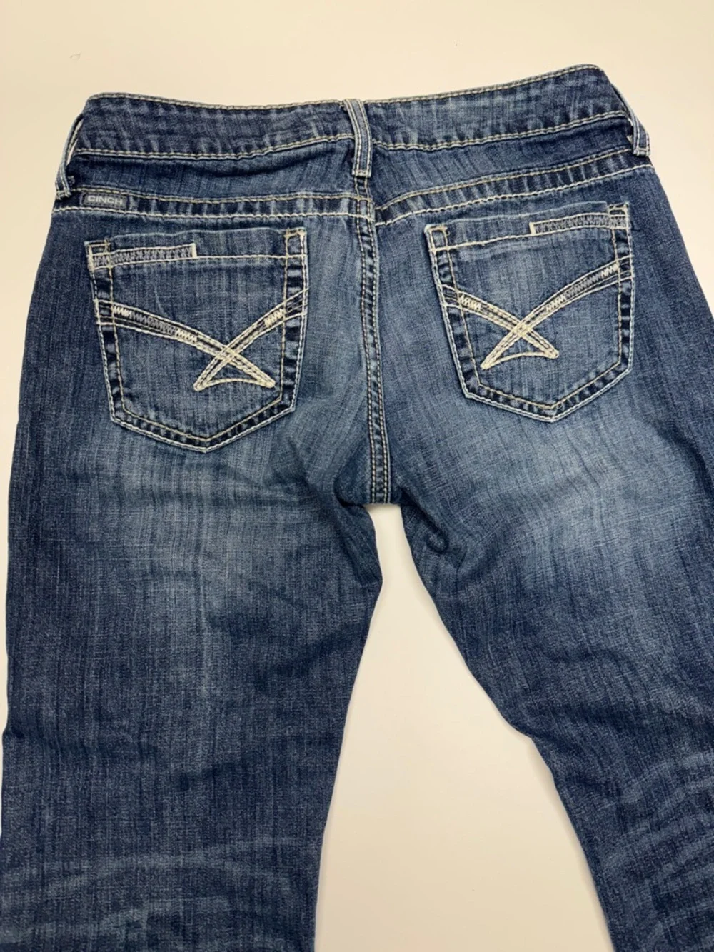 Cinch Women's Bootcut Jeans in Faded Blue - Picture 8 of 16